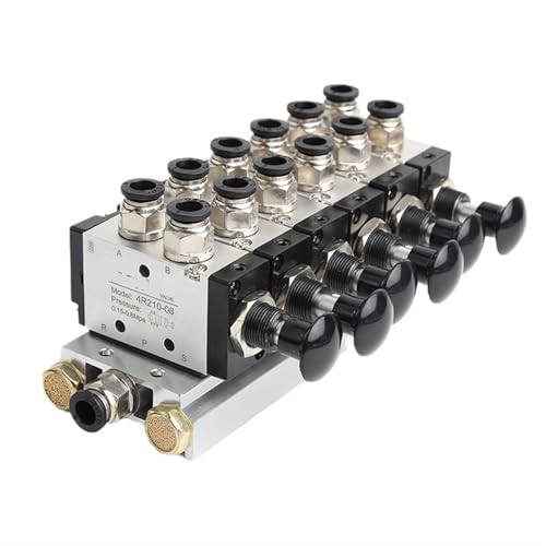 Válvula manual 4R210-08 de 5 posiciones para control neumático industrial 2