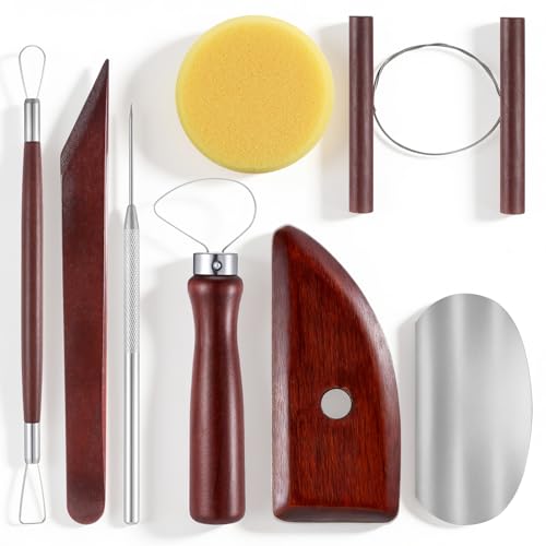 8 PCS Pottery Tools Kit, Practical Polymer Sculpting Tool Kit