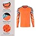 Quick-Dry Breathable Goalie Soccer Jersey for All Ages - Custom Goalkeeper Jersey - Adults/Kids/Teens (Red)