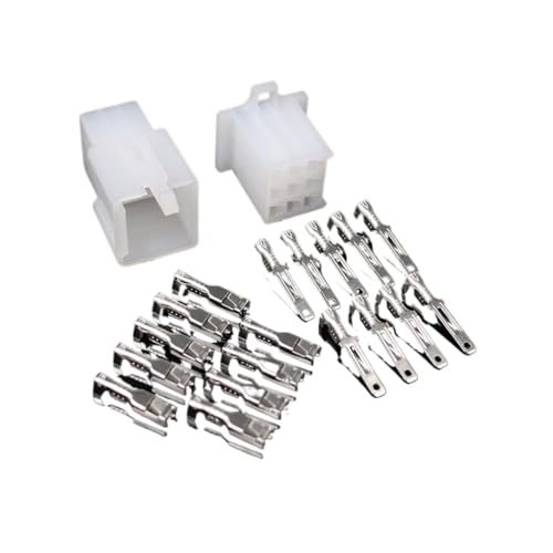 Connecteur de fil électrique automobile 2.8mm 6 pin mâle femelle avec cosses de câble moto