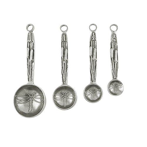 Crosby & Taylor Dragonfly Pewter Measuring Spoons #TOP7