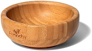 Avanchy® Bamboo Baby Bowls MINI Prep Bowl Set for Babies Kids Toddler for Feeding Food 4 oz
