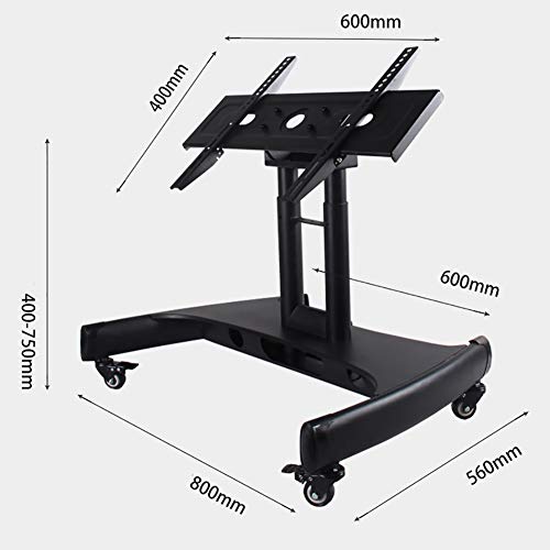 Soporte móvil ajustable para TV 40-65" con ruedas miniatura 2