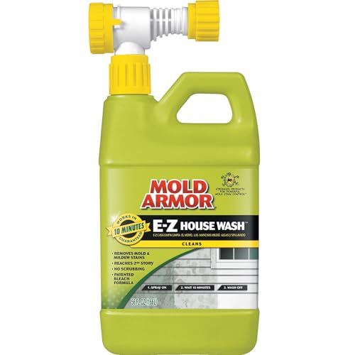 Mold Armor FG51164 E-Z House Wash, Hose End Sprayer, 64-Ounce, green/y