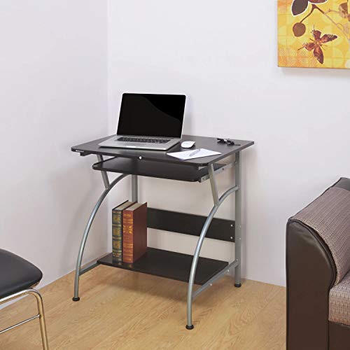 Nilkamal Vibe Engineered Wood Computer Desk Walnut Finish Brown