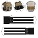 Zxpjkyu Three Band Elastic Cummerbund, Side Belt for Outdoor Use, Easy Installation, Quick Separation, Black