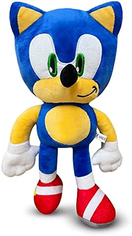 SPAKTOY Plush Toys, 11 Inch Movie Plush Figures Toy, Cotton Soft Stuffed Game Animals Figure Collection Birthday Christmas Easter Gift for Kids Boys Girls (Blue)