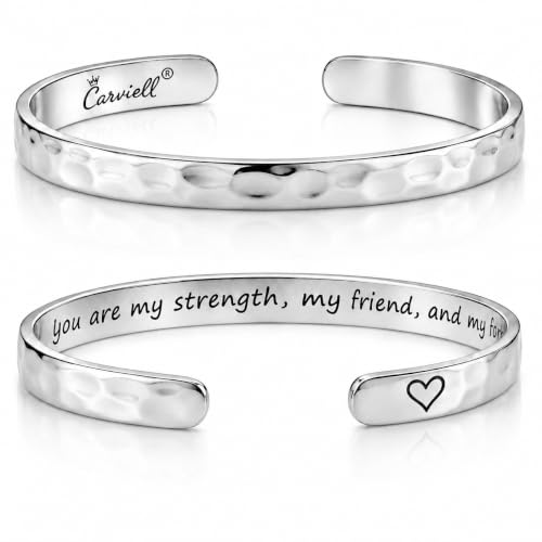 Carviell Grandma Bracelet, Gift for Grandma from Granddaughter or Grandson, Grandmother Birthday Gift, Christmas, Mother’s Day, Nana Jewelry, Stainless Steel Engraved Cuff by Carviell - Used condition - US$7.98