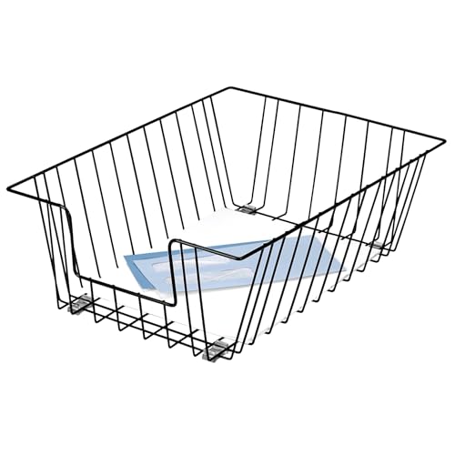Fellowes-Workstation-Legal-Size-Desk-Tray-Organizer-Wire-Black-65112 Fellowes Workstation Legal Size Desk Tray Organizer, Wire, Black (65112) - Image 1