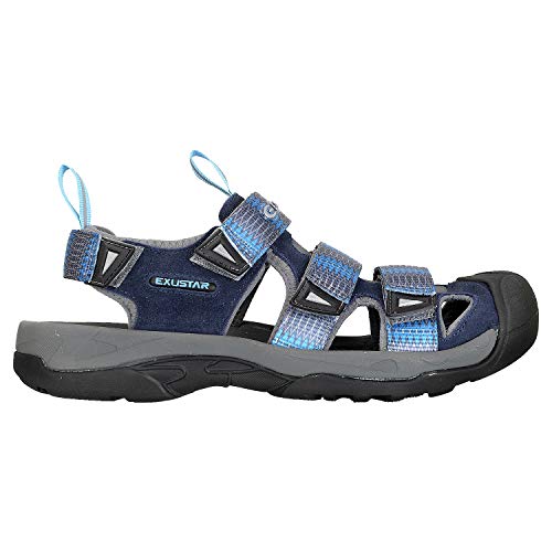 Exustar Clipless Sandal for Cycling Blue 45-46
