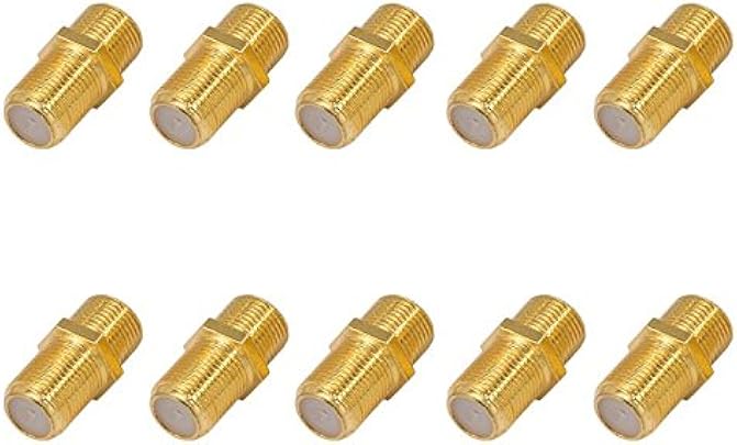 10 nbsp x raccordo spina femmina femmina oro TNT Satellite 10 nbsp x raccordo spina femmina femmina oro TNT Satellite