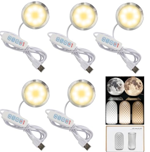 Image of 5-Pack Tricolor LED Lamp Kit 001 for Bambu Lab 3D Printer Parts