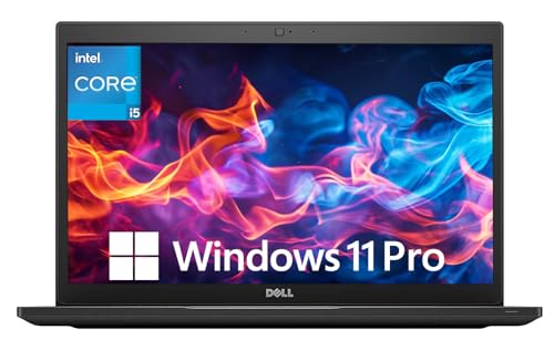 Dell Latitude 7490 Business Laptop, 14-Inch FHD (1920x1080), Intel Core i5-8250U, 16GB RAM, 512GB SSD, QWERTY Keyboard, Windows 11 Pro (Renewed)