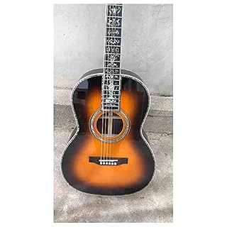YYYSHOPP Toute La Guitare De L’épinette Solide 39″Véritable Ambalone Classic Guitare Acoustique À Sunburst Touche Ébène Guitare (Color : Guitar, Size : 39 inches) - Les Beatles, Paul McCartney, John Lennon, RIngo Starr, George Harrison YYYSHOPP Toute La Guitare De L'épinette Solide 39"Véritable Ambalone Classic Guitare Acoustique À Sunburst Touche Ébène Guitare (Color : Guitar, Size : 39 inches) – Image 5