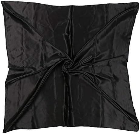ASUITOFK 35" Womens Large Satin Square Scarf Silk Feeling Hair Wrapping Gift Headscarf Scarves