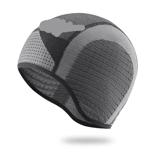 Bandana cyclisme noir sous casque moto et sport de plein air