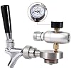 CO2 injector Spears Tap roestvrij staal bier spear kraan dispenser kit voor 2 l / 3,6 l / 5 l mini keg bier growler