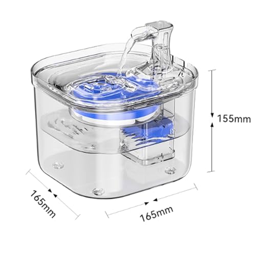 Fuente automática para mascotas dispensador de agua miniatura 3