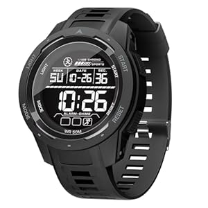 Militär Uhr Herren Digital Armbanduhr Tactical Military Watch for Men Digitaluhr Herren Uhren Outdoor Sportuhr Herrenuhr 5 ATM Wasserdicht Männer Junge Senioren 12/24H Kalender Wecker Timer Stoppuhr