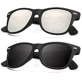 KALIYADI Polarized Sunglasses for Men and Women Matte Finish Sun glasses Color Mirror Lens UV Blocki