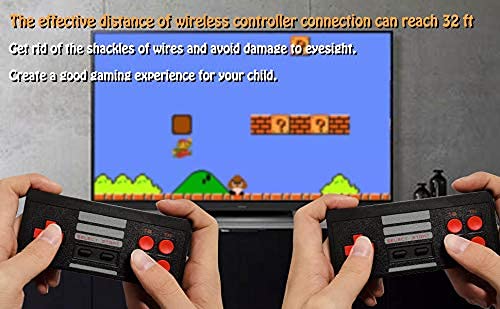 Image of Retro Plug and Play Video Game Console Mario Contra Mickey Mouse AV Output Mini NES Console 620 in 1 Built-in Video Games with 2 Controllers Game for Kids