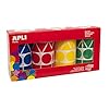 APLI Kids Set met 4 rollen XL blauw rood geel groen 5,428 stuks