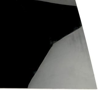 Plastic Sheet, Acetal (Homopolymer) Delrin, Black, 0.125" Thickness, 12" Width, 12" Length, OnlineMetals