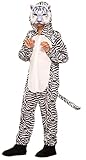 Forum Novelties Child's White Tiger Costume Jumpsuit and Mask, Medium