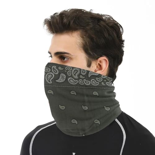 Image of Neck Gaiter Mask Face Scarf Bandana Tube Cover Headwear Balaclava Headband Headwrap for Men and Women
