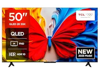 TCL 50S5K-UK – 50” Full HD Smart QLED Direct LED TV with Android TV​ & HDR - Compatible with Google Cast & Google Home, Slim Design