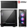 MSI MPG Velox 100R Mid-Tower PC Case - ATX Motherboard Capacity, Tempered Glass Door, 4 x 120mm ARGB Fans, Mystic Light, Supports 2 x 360mm Radiators & Side Ventilation Configurations