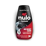 Nulo Hydrate for Dogs Water Flavoring, Beef Brisket Flavor, Pack of 12 - Tasty Dog Water Enhancer with Electrolytes, Amino Acids, B-Vitamins - Premium Water Supplement for Dogs (192 Servings)