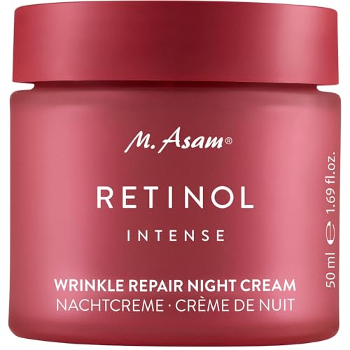 M. Asam RETINOL INTENSE Wrinkle Repair Night Cream (50 ml) – Anti Aging Creme mit Retinol für intensive Nachtpflege, sichtbare Faltenreduktion und effektive Gesichtspflege Für Reife Haut