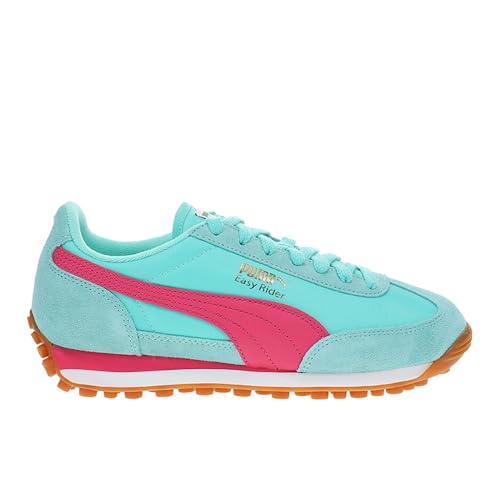 PUMA Women's Easy Rider Shoes, Aquatic/Puma Pink 8.5 Medium