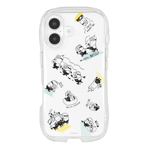 Gourmandies Despicable Me Series iPhone 16 Crystal Clear Case Coffee MINI-505D