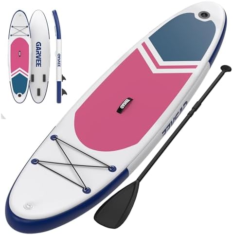 Inflatable Stand Up Paddle Board for All Skill Levels, Stable, Li...