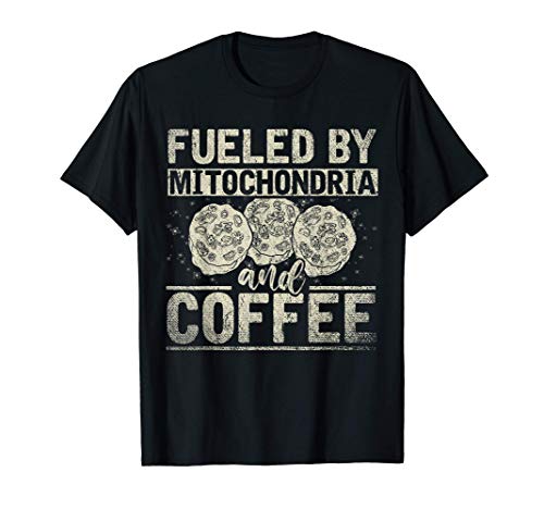 Mitocondri Caffè Idea Regalo Per Nerd Scienziato Biologia Maglietta