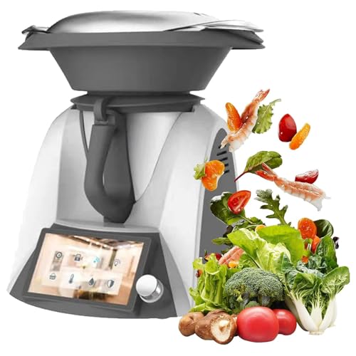 Smart Electric Electric Thermomixer Cooking Robot Chef Cooking Machine, Máquina De Salteado Automático Inteligente Multifunción Con Pantalla Tft De 7 Pulgadas, 35-11000 R/min, Uniforme De 360 ​​° A