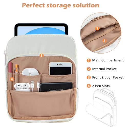 Aplufine Capa de Livro com Zíper, Bolsa de Livro 11