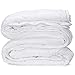 Equinox Thin Duvet Insert (86"x 86") - White, All Season Down Alternative Comforter Insert, Hypoallergenic, Soft, Plush Microfiber fill, Machine Washable, Queen Size