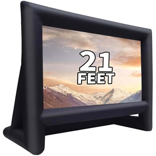 GYUEM 21 feet Inflatable Outdoor Projector Movie Screen