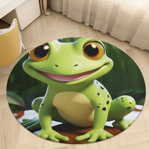 Tapis grenouille mignonne pour sol de chambre sans glisser