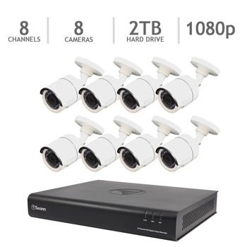 Swann DVR8-4500 8 Channel 1080p Digital Video Recorder with 8 x PRO-T855 Cameras