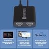 SoNNeT DisplayLink USB-C to Dual 4K 60Hz HDMI Adapter