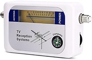 TV Signal Meter, Mini Digital Antenna Signal Finder, Terrestrial TV Antenna Signal Strength Meter Detector Receiver, for Remote Satellite Antennas