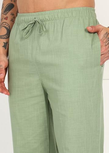 Image of Men's Cotton Linen Pajama