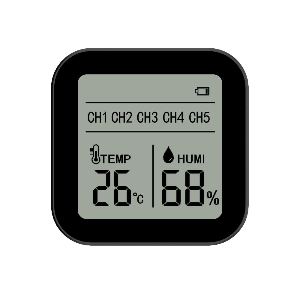 13-in-1-Tuya-WLAN-Intelligentes Thermometer-Hygrometer, präziser Temperatur- und Feuchtigkeitsmesser für den Innenbereich mit Zeit-/Kalender-/Alarmanzeige, unterstützt Remote-App-Steuerung für das
