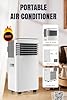 Portable Air Conditioner, 4-in-1 Unit with Fan, Cooling, Heating & Dehumidifier, Remote Control, 24Hr Timer, Dual Window Kit, Energy Efficient for Home & Office