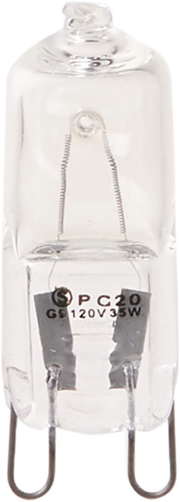Satco S4621 35 Watt 400 Lumens T4 Halogen G9 Double Loop Base 120 Volt Clear Light Bulb, Dimmable