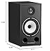 triangle - BOREA BR03 Hi-Fi Bookshelf Speakers - Power handling 100W - Output 90 dB/W/m - Versatile Music and Home Cinema - 206 x 380 x 314 mm - Black (Pair)